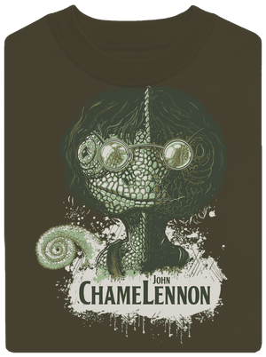 ChameLennon unisex mikina bez kapucne Urban Khaki