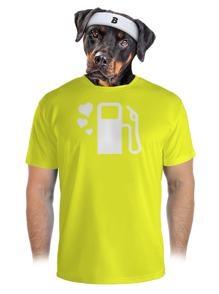 Plnú prosím pánske športové tričko Neon Yellow