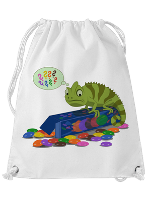 Zmätený chameleón vak White