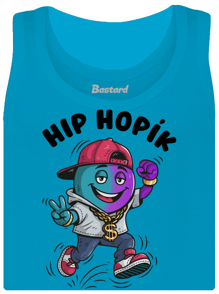 Hip Hopík dámske tielko klasické Blue Atol