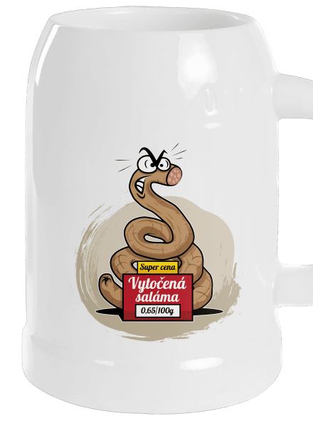 Vytočená saláma polliter White