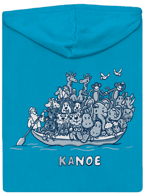 Noemova archa dámska mikina na zips Blue Atol