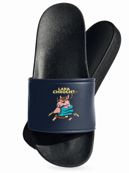 Lara Chrocht šľapky Navy