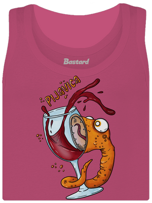 Pijavica dámske tielko klasické Magenta