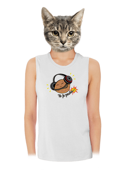 Pecka dámske tielko voľné White