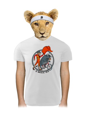 Cyklistický horoskop: Býk detské športové tričko White