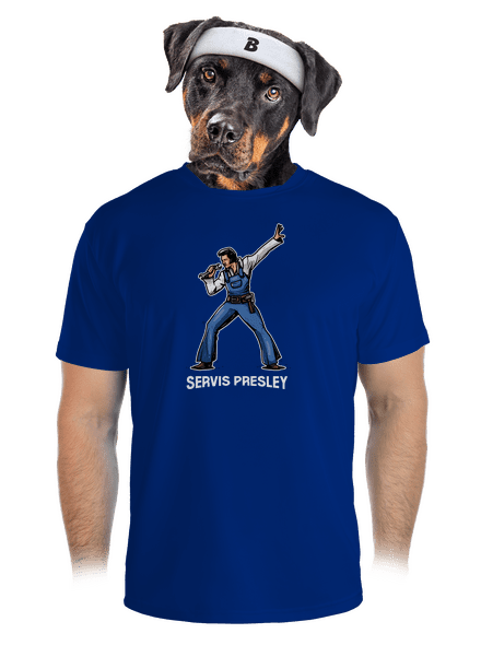 Servis Presley pánske športové tričko Royal Blue Mal