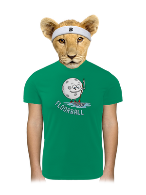 Floorball detské športové tričko Kelly Green Mal