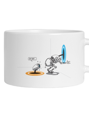 Portal hrnček makronka White