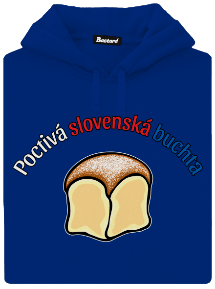 Poctivá buchta a klobása dámska mikina klokanka Royal Blue Mal