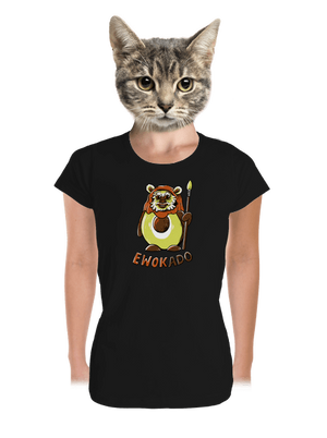 Ewokado dámske tričko prémium Black