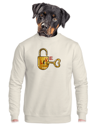 unisex mikina bez kapucne