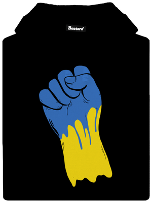 Ukrajina - Ruka pánska mikina klokanka Black