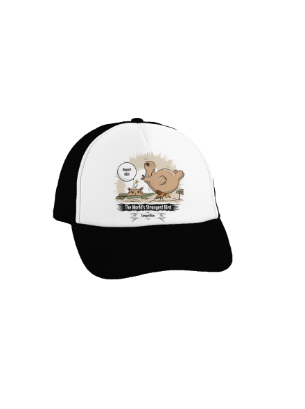 Strongest bird šiltovka truckerka Black cap