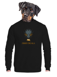 unisex mikina bez kapucne