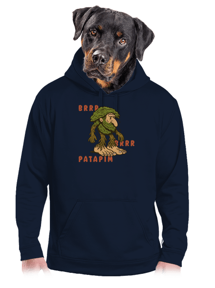 Brrr Brrr Patapim – Italian Brainrot pánska mikina klokanka Navy