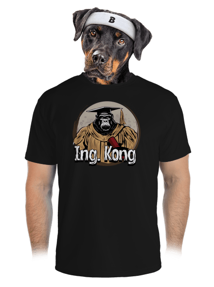 Ing. Kong pánske športové tričko Black