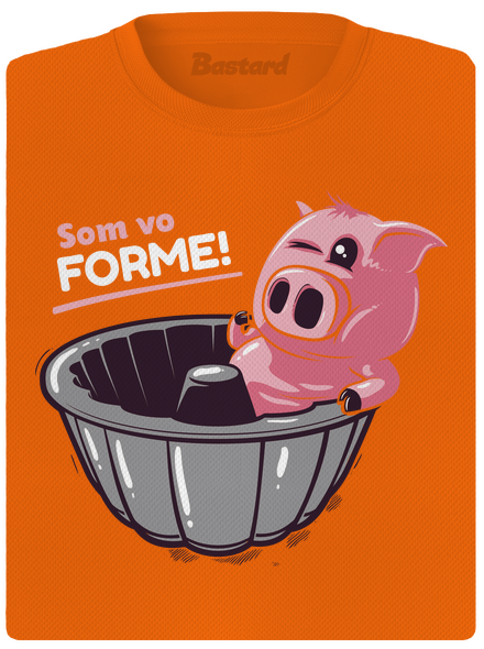 Vo forme dámske športové tričko Neon Orange