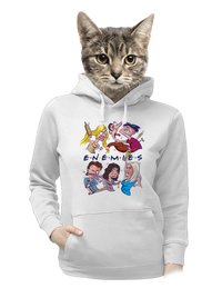 dámska mikina klokanka