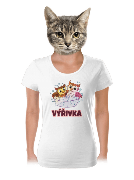 Výřivka dámske tričko White