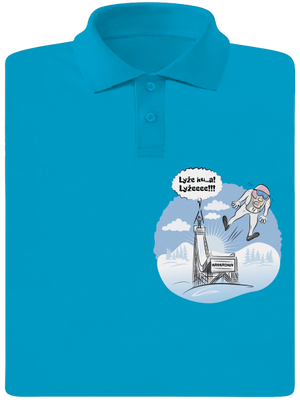 Lyže pánska polokošeľa Blue Atol