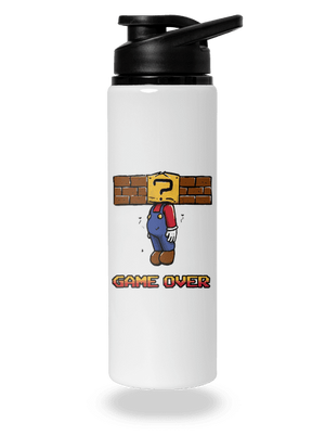 Game Over flaša na vodu White
