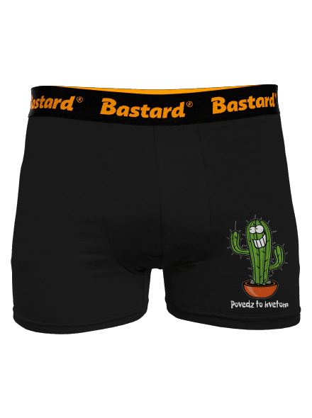 Povedz to kvetom boxerky Black