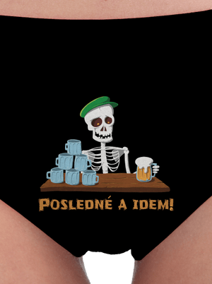 Posledné a idem dámske nohavičky Black