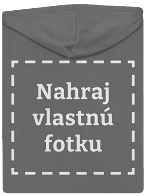 Vlastná potlač dámska mikina na zips Steel Gray