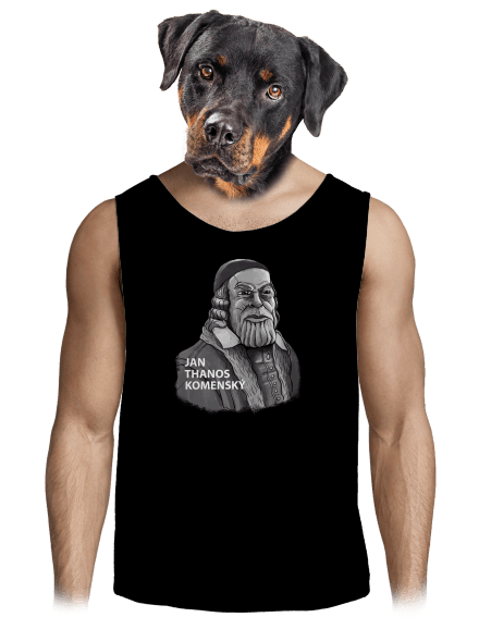 Jan Thanos Komenský pánske tielko Black