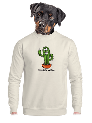 unisex mikina bez kapucne