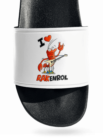 Rakenrol šľapky White