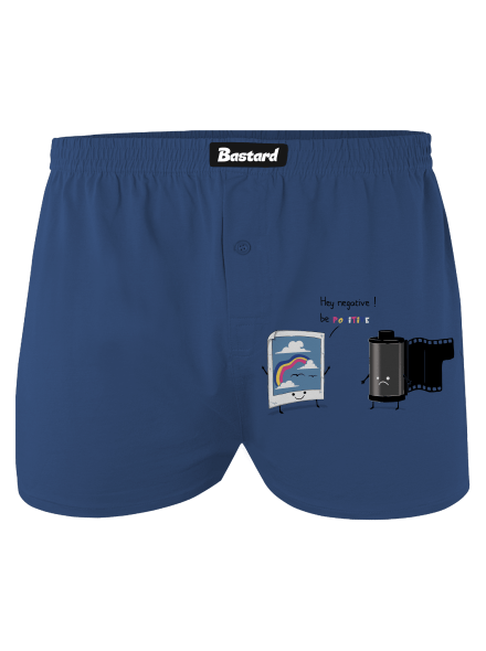 Be positive pánske trenky Blue