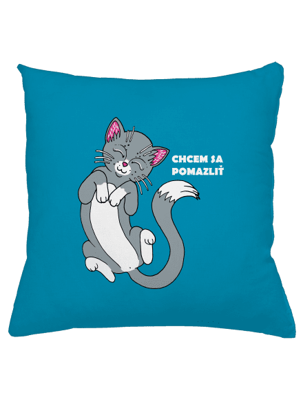 Chcem sa pomazliť vankúš Blue Turquoise