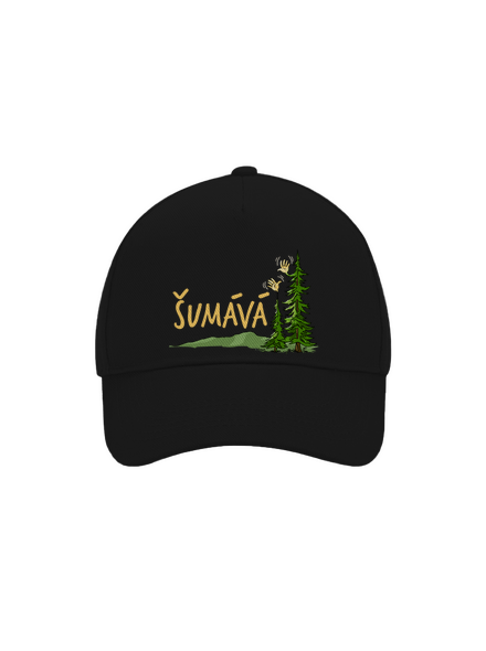 Šumává šiltovka baseballka Black
