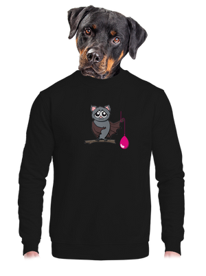 unisex mikina bez kapucne