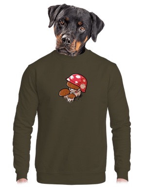 unisex mikina bez kapucne