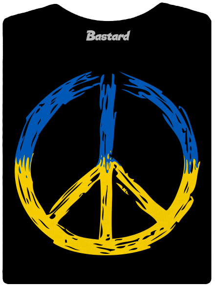 Ukrajina - Peace dámske tričko Black