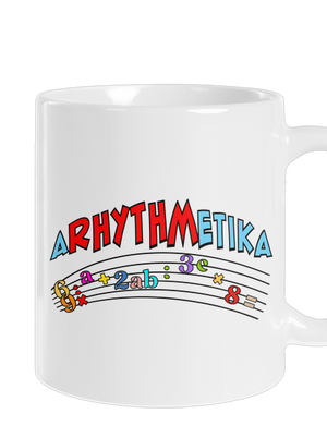 Arhythmetika klasický hrnček White