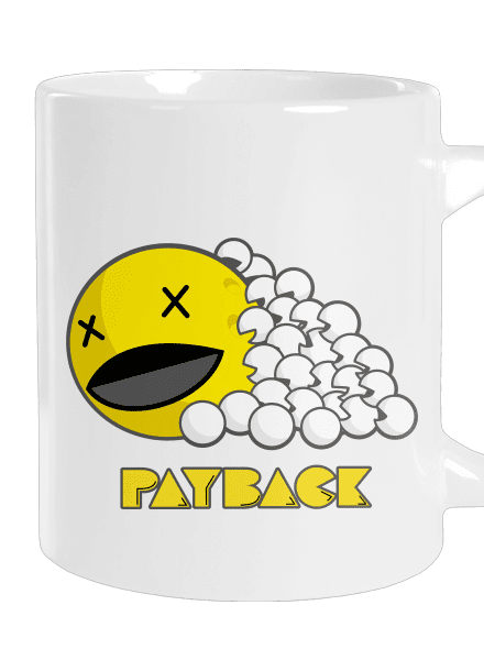 Payback veľký hrnček White