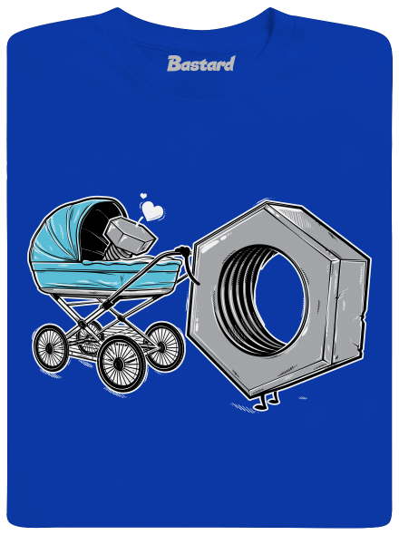 Správna matka pánske dlhý rukáv Royal Blue