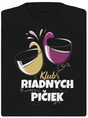 Klub riadnych pičiek dámske športové tričko Black