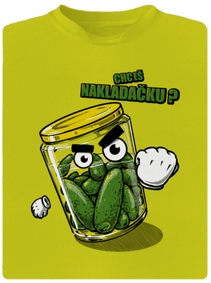 Nakladačka detské športové tričko Neon Yellow