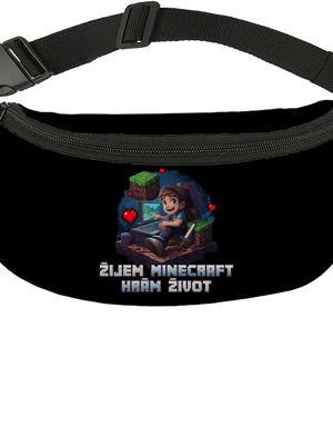 Žijem Minecraft ľadvinka Black