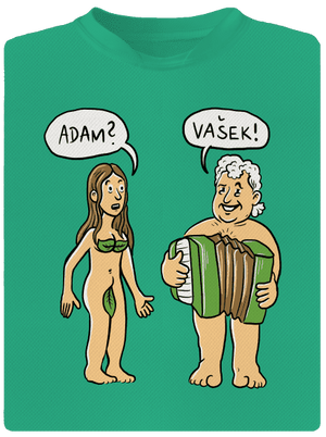 Eva a Vašek pánske športové tričko Mint Mal