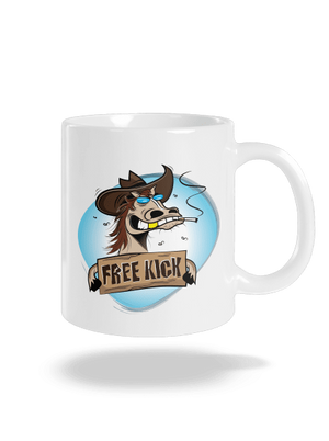 Free kick klasický hrnček White