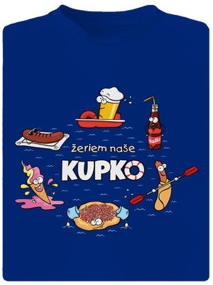 Slovenské kupko pánske športové tričko Royal Blue Mal