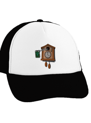 Mobilné kukučky šiltovka truckerka Black cap