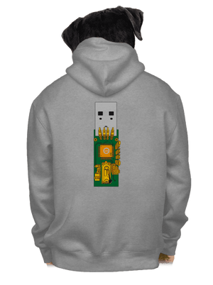 pánska mikina na zips