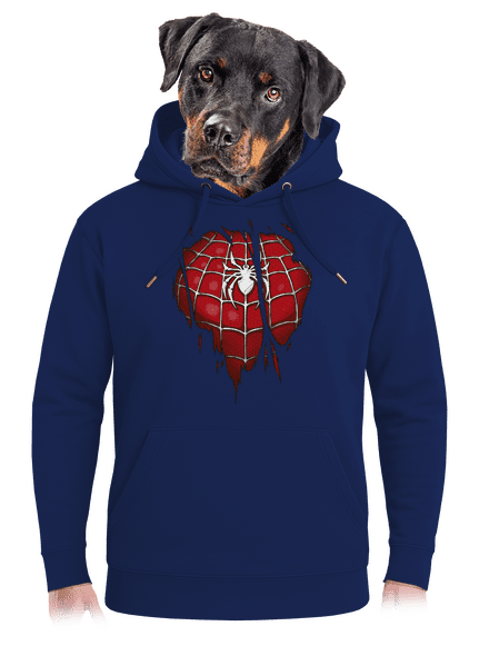 Spider Inside unisex mikina premium Navy